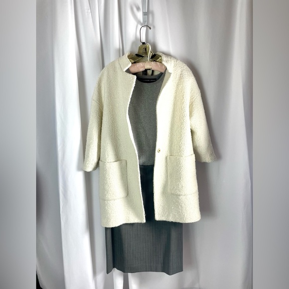 Gray Pinstripe Skirt - Picture 8 of 8